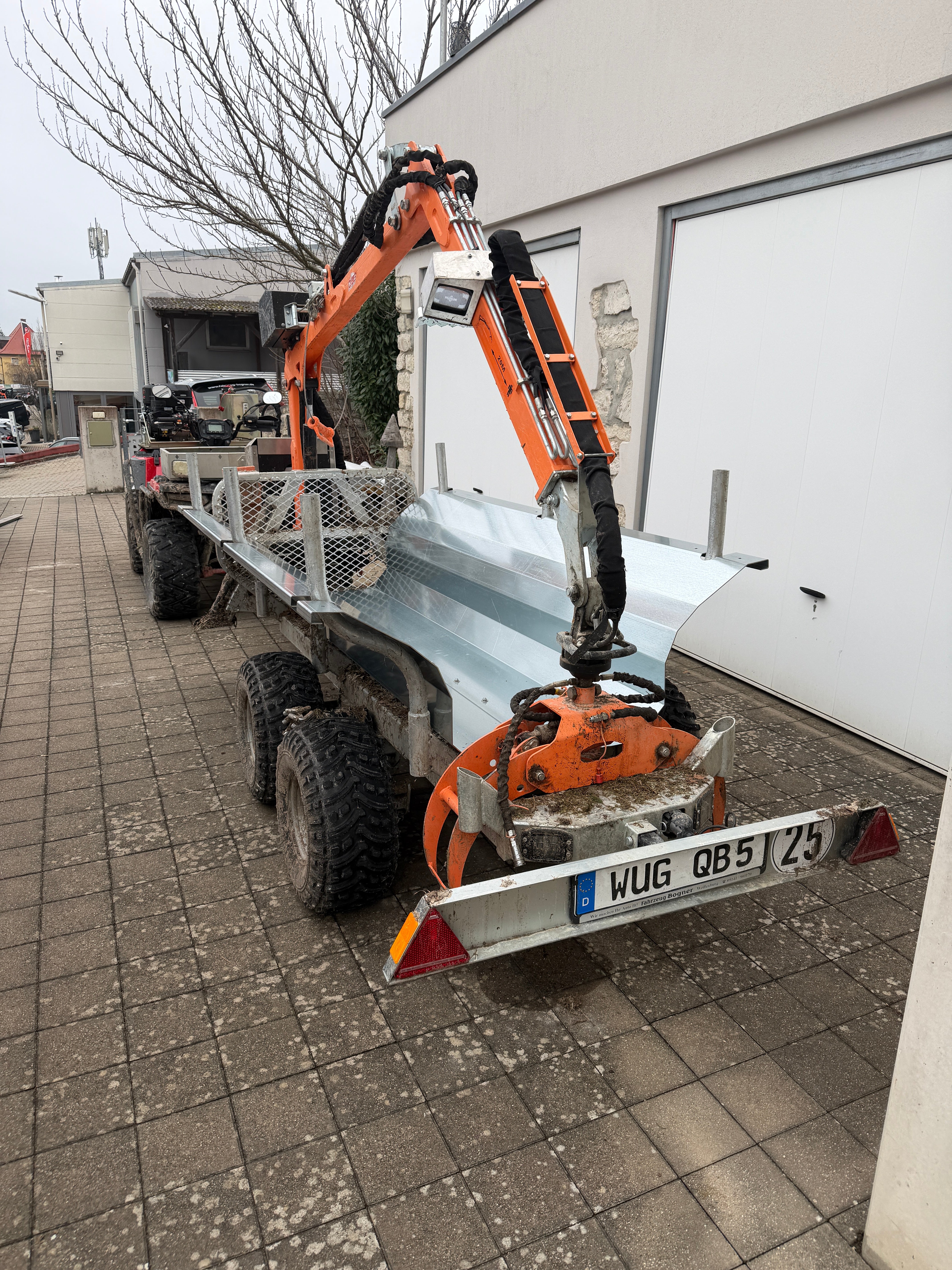 Reißigwanne QSB Rückewagen