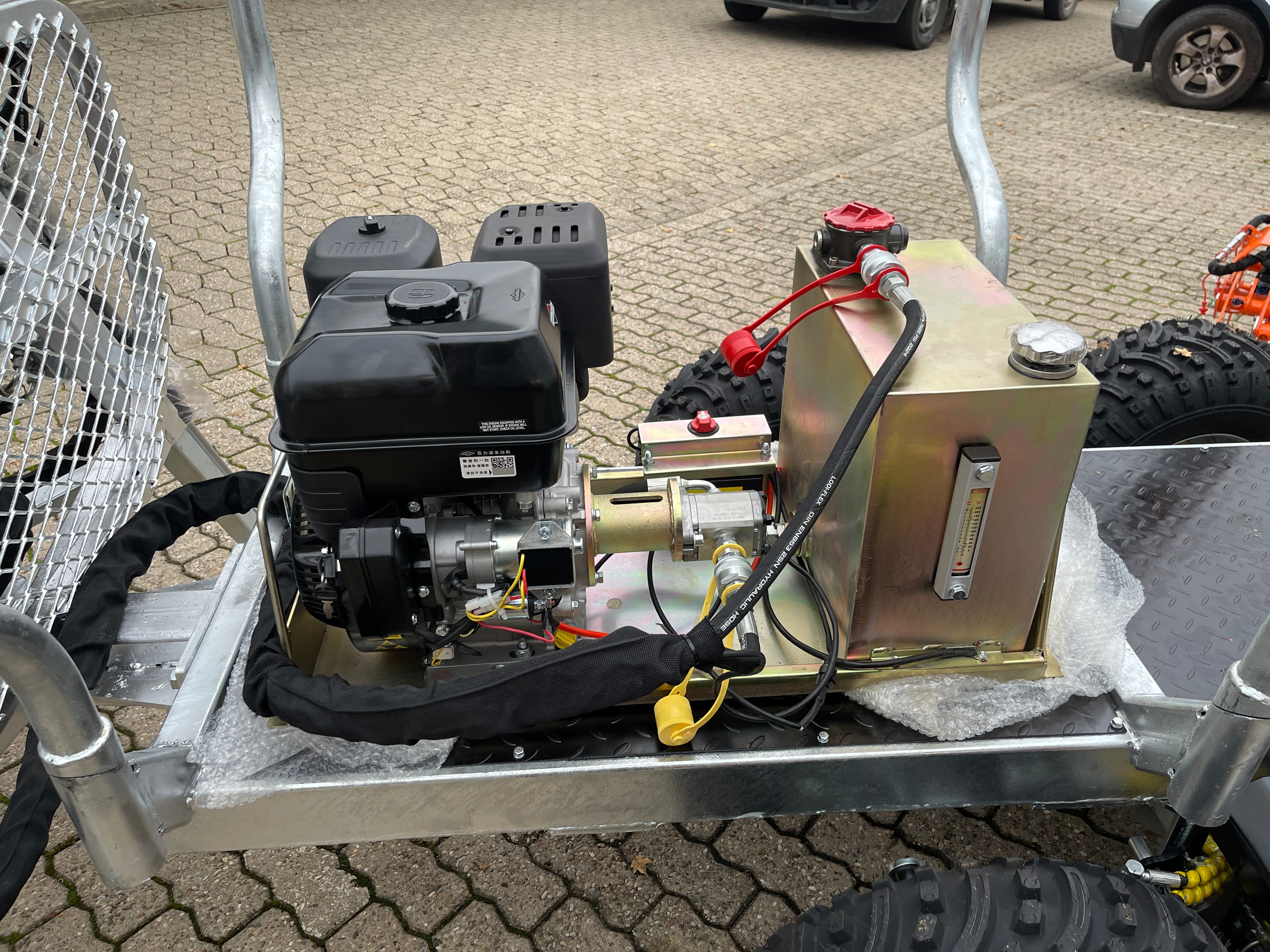 Quad Rückewagen. QSB-RW-361 ATV, UTV, Kleintraktor