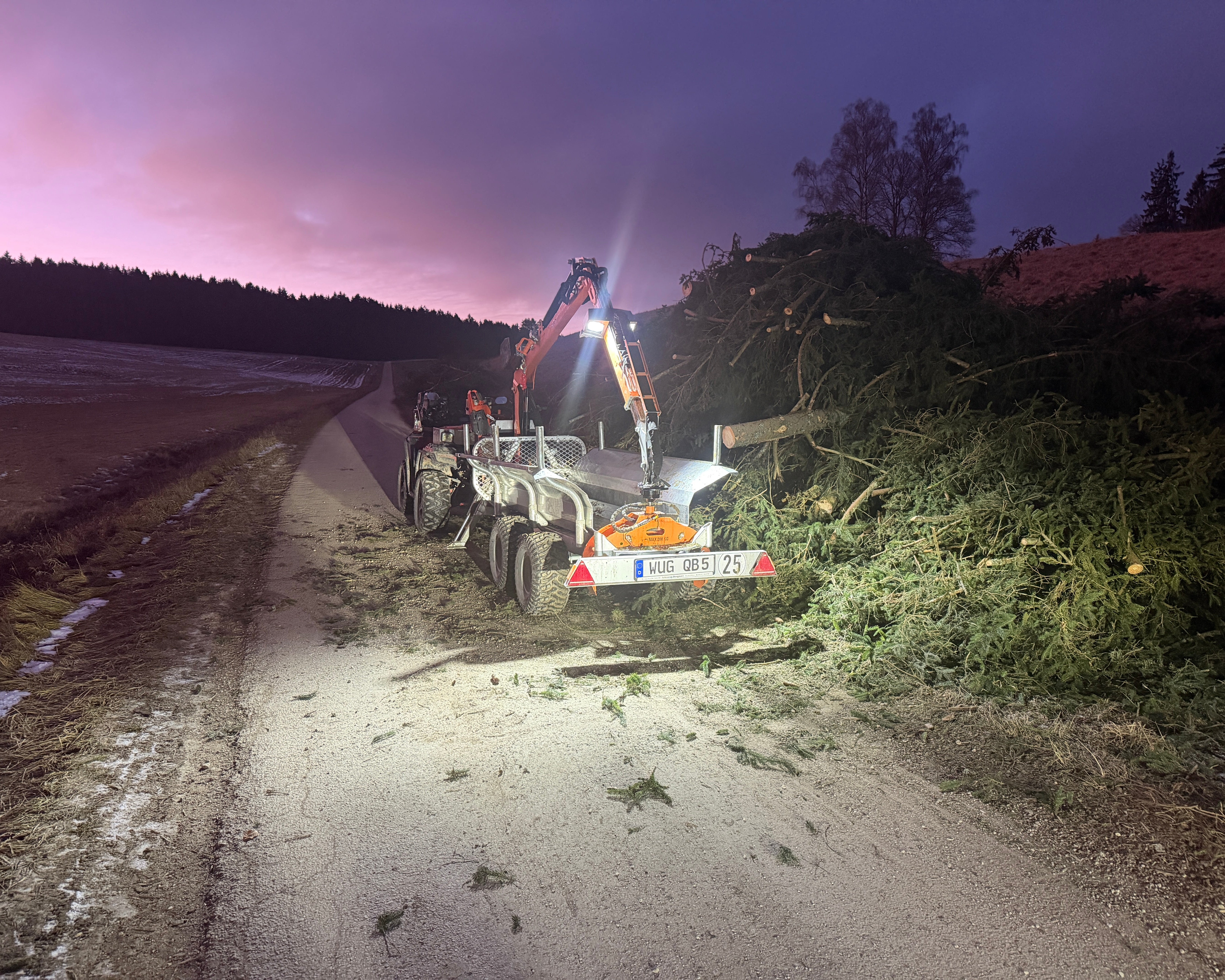 Betriebserlaubnis QSB-Rückewagen nach STVZO