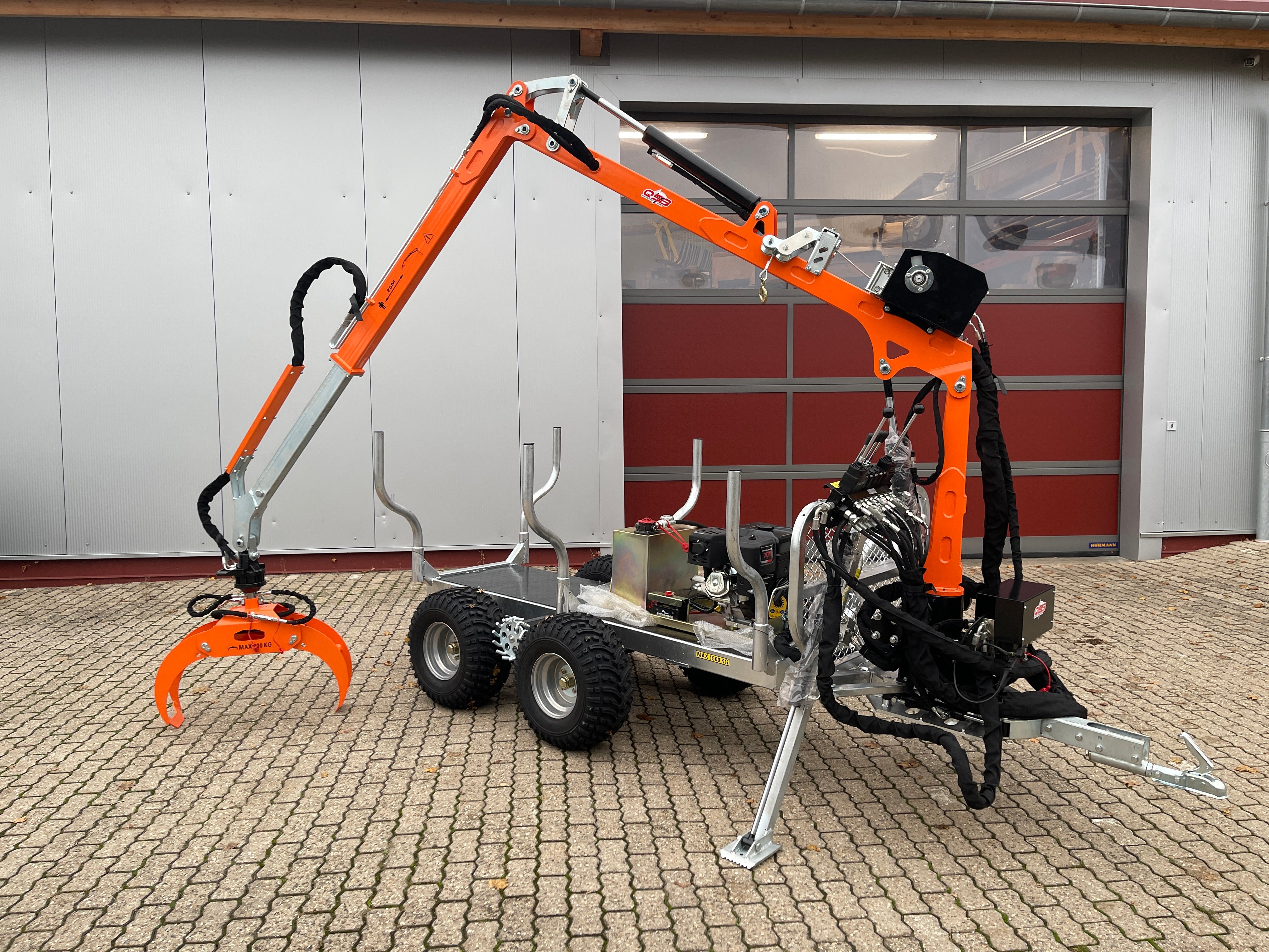 Quad Rückewagen. QSB-RW-361 ATV, UTV, Kleintraktor