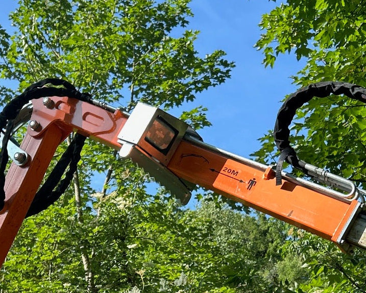 Arbeitsleuchte Kranausleger QSB-Rückewagen